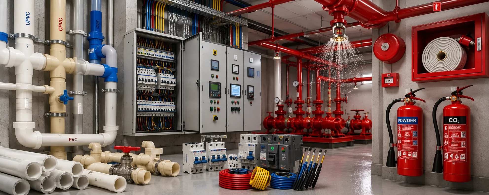 Electrical tower transmission lines