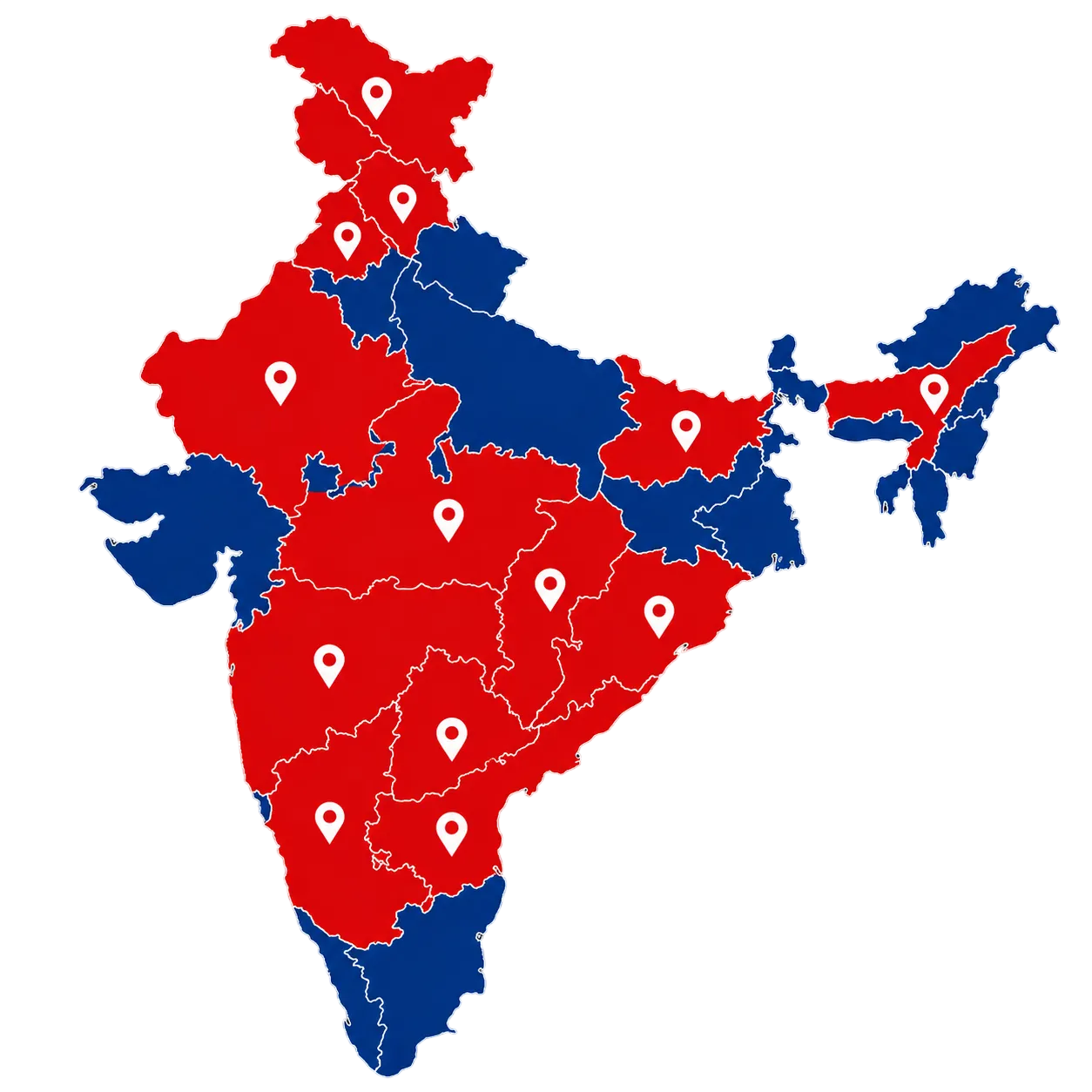 Our Presence across India – MEP Solutions